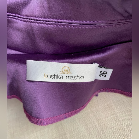 Koshka Mashka Paris blazer in a metallic purple silk size 36 - Picture 5 of 6